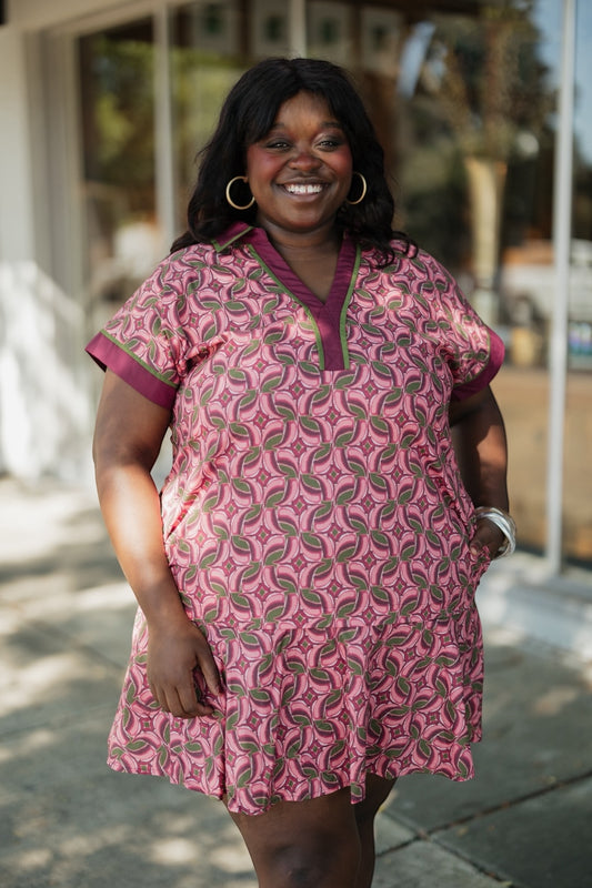 The Wine Down Dress (S-2XL)