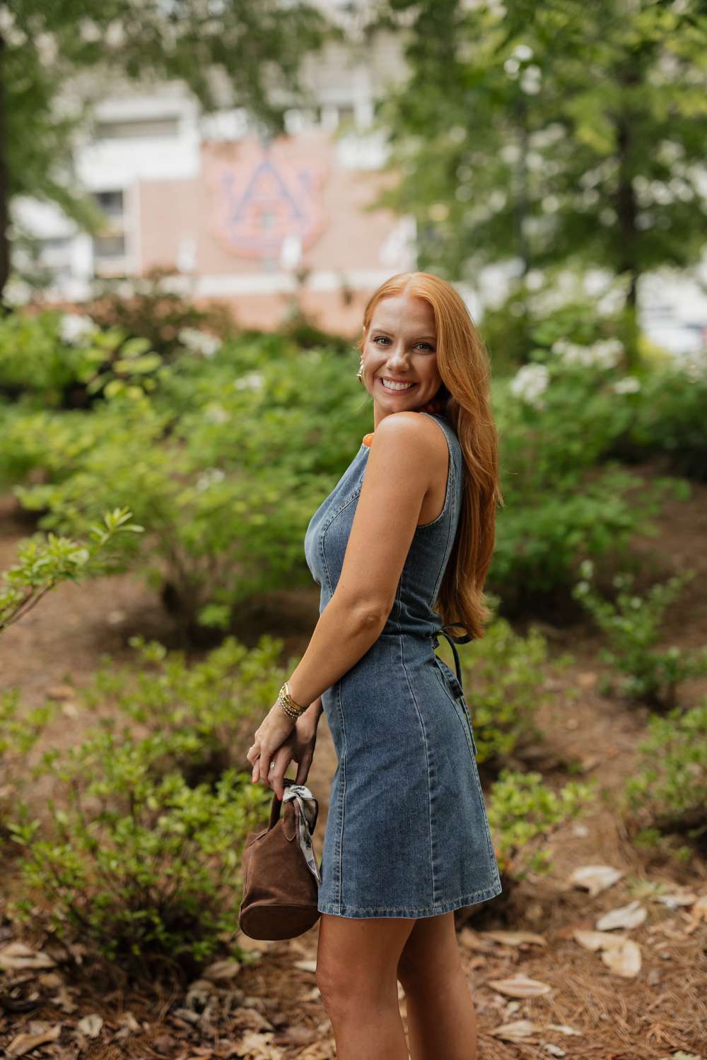 Emily Denim Tie Back Denim Dress