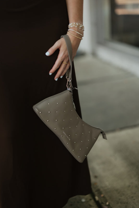Miley Small Shoulder Bag - Silver Mink