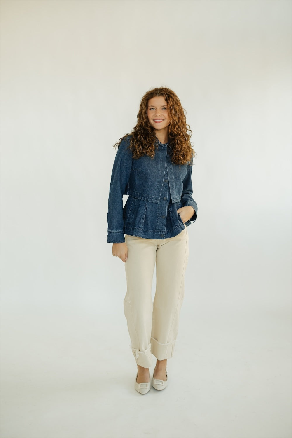 Janet Denim Jacket Top