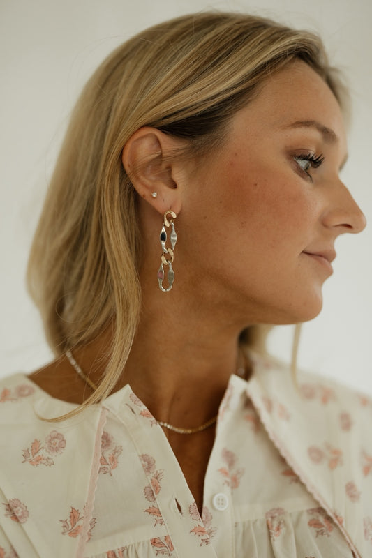 Chunky Chain Drop Earrings
