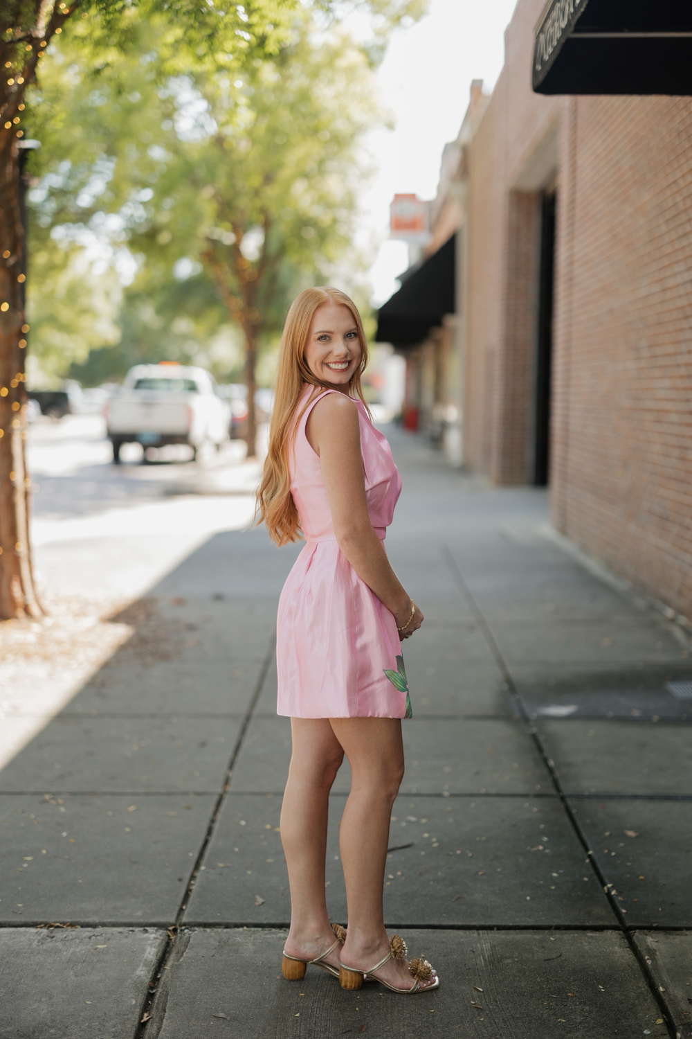 Kate Bold Flower Print Mini Dress