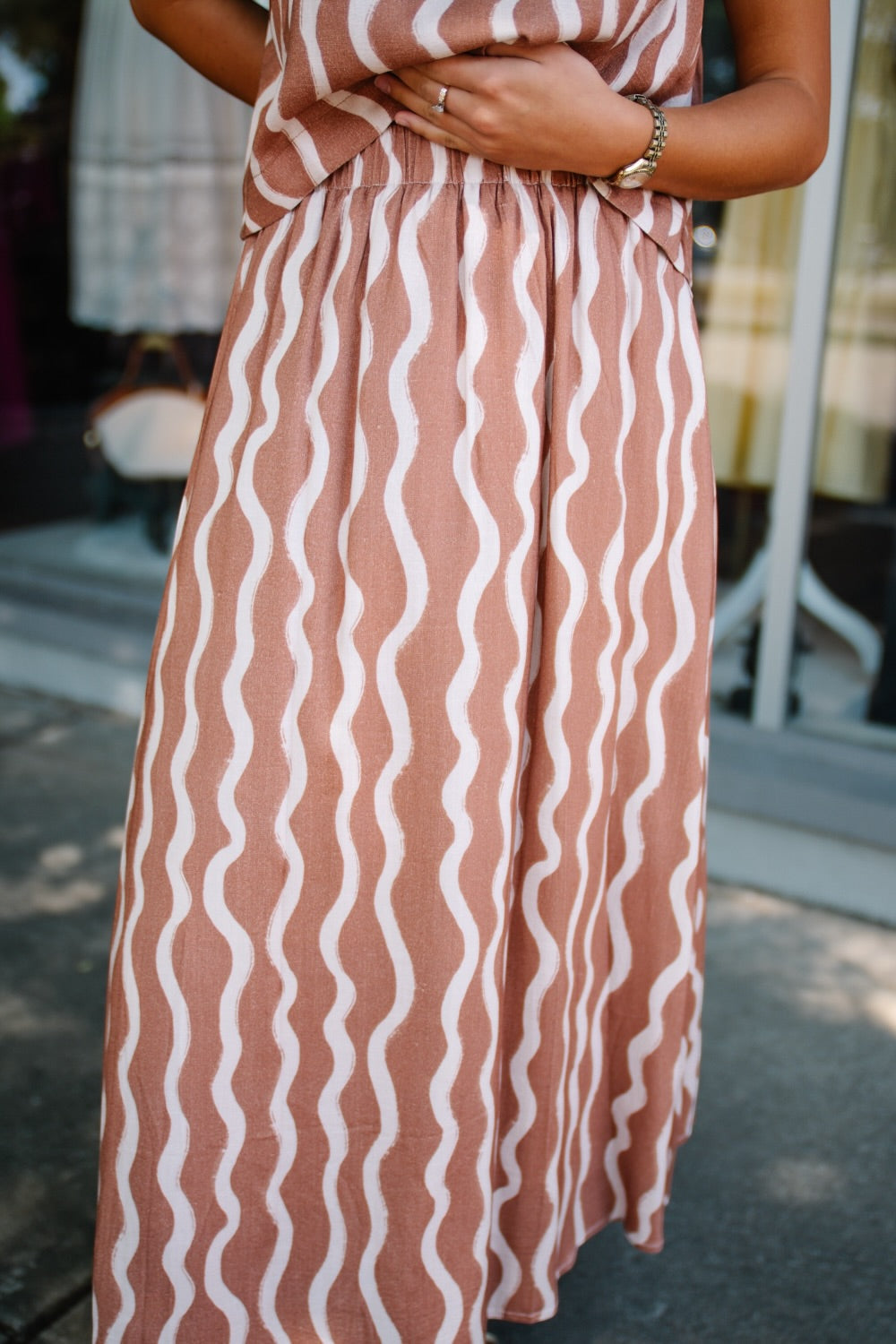 Bronte Desert Drift Midi Skirt