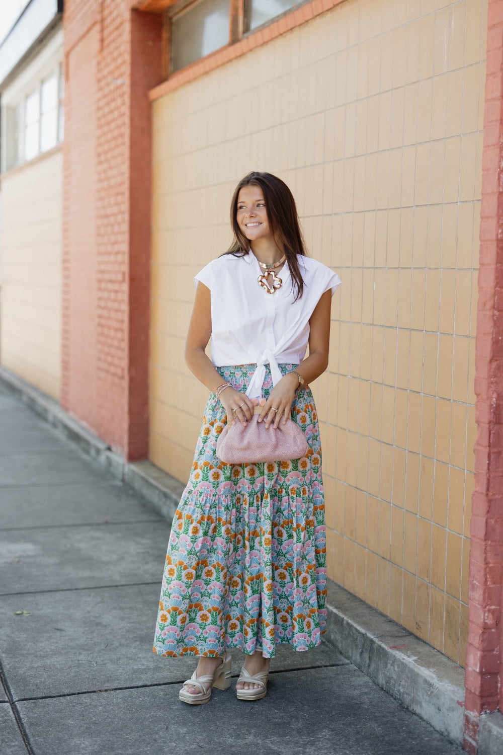 Aerin Dreamy Meadows Maxi Skirt (S-3XL)