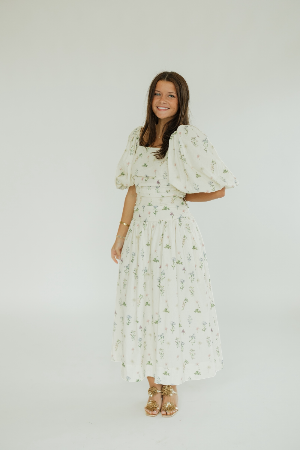 Misty Floral Maxi Skirt