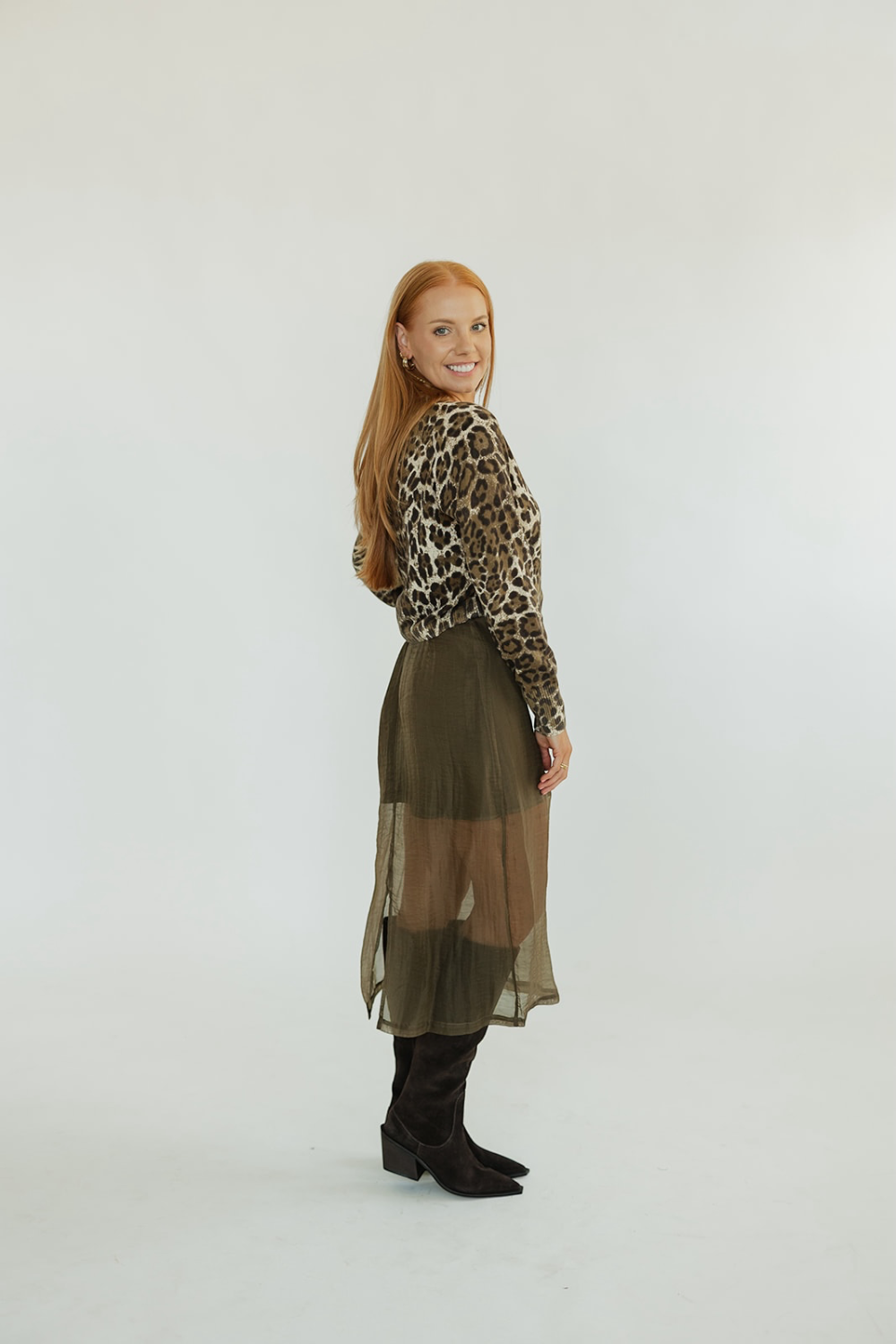 Ilana Leopard Cardigan