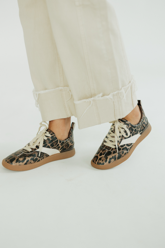 Wylder Low-Top Sneaker in Brown Leopard by Matisse Footwear