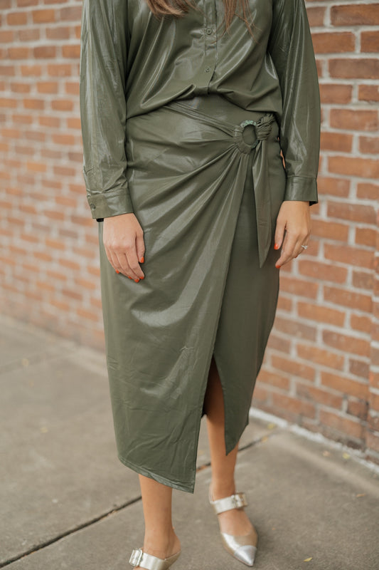 Kendy Knotted Wrap Skirt (XS-3XL)