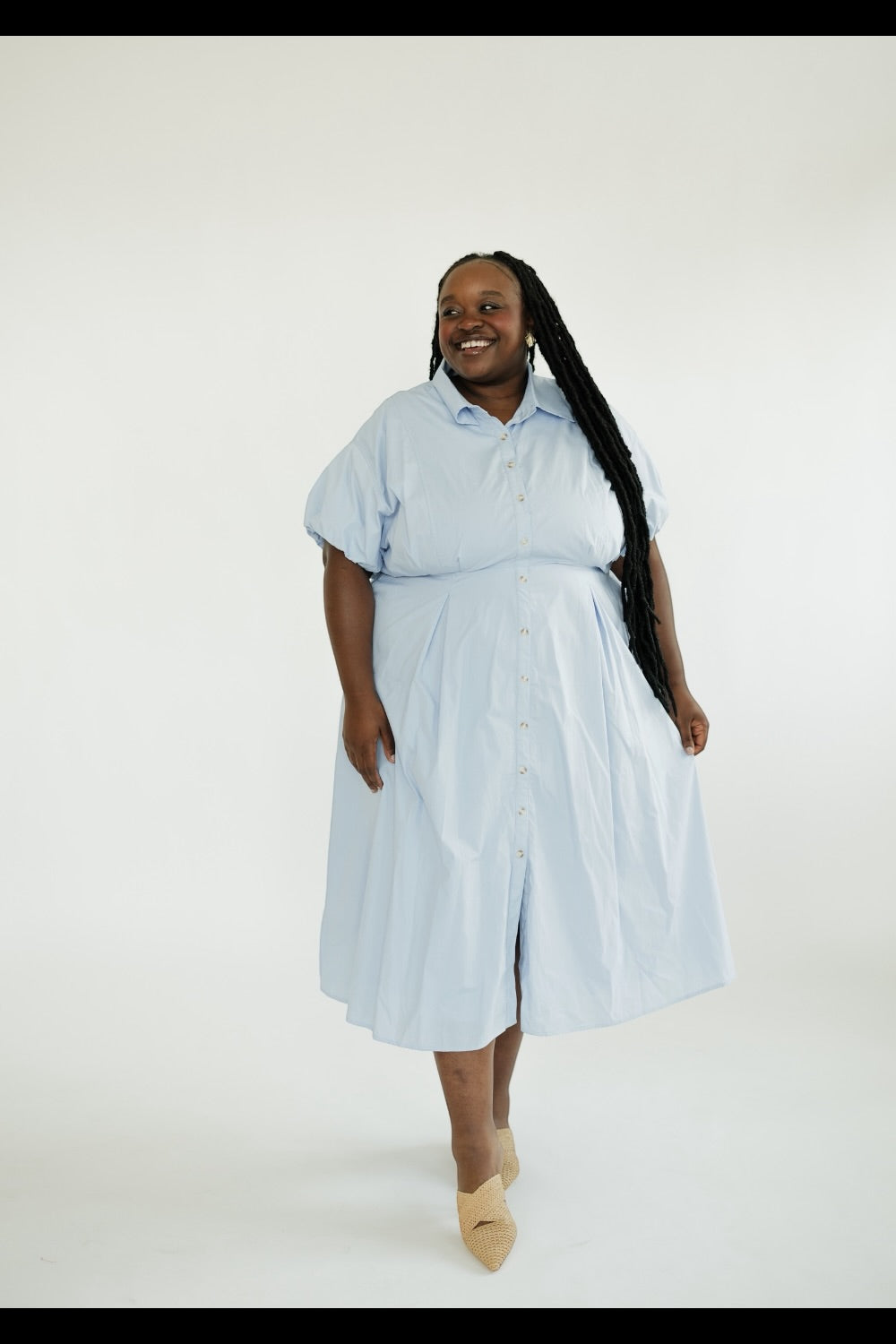 Cara Collared Tie Waist Maxi Dress