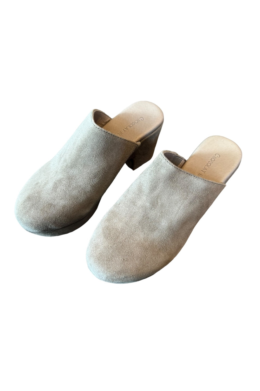 Ginette in Taupe Suede by Chocolat Blu