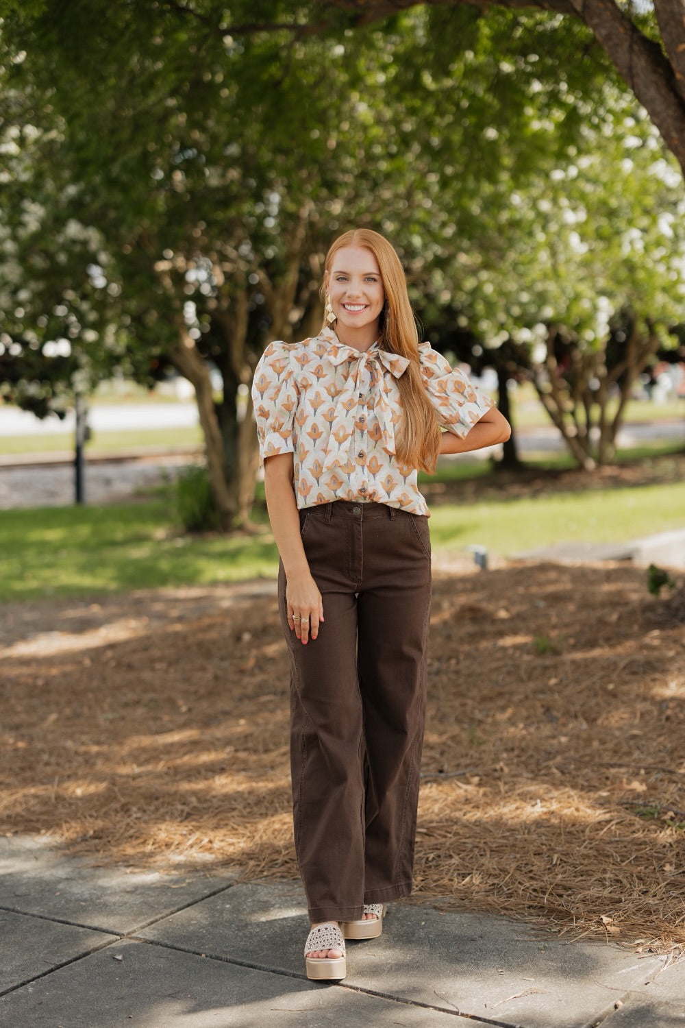 Petal Glow Blouse