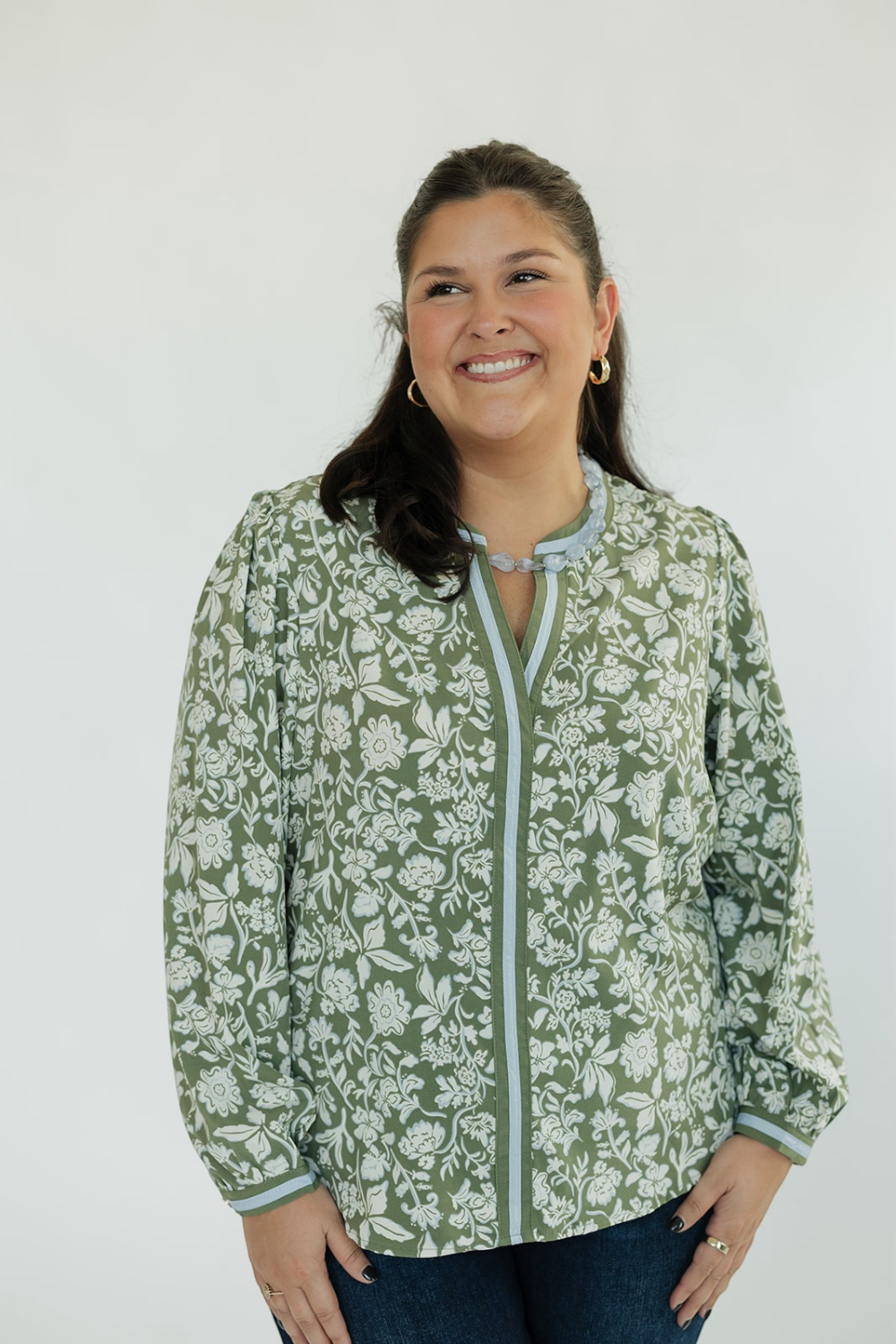 Naomi Painted Trillium Top (XS-2XL)