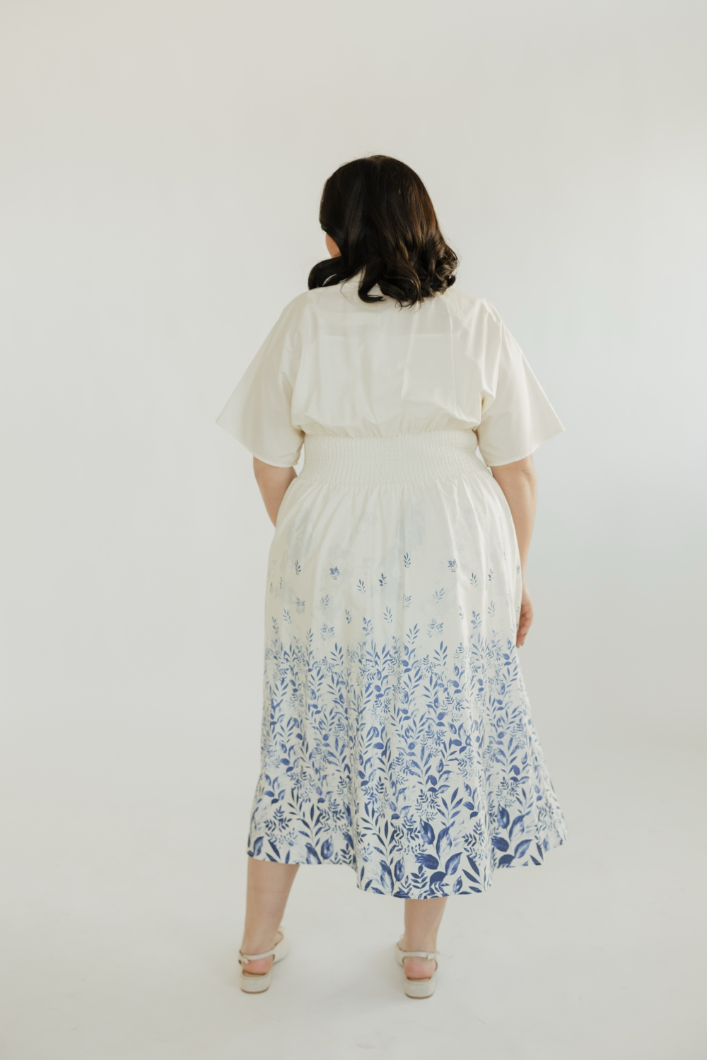 Landrie Floral Border Print Shirt Dress