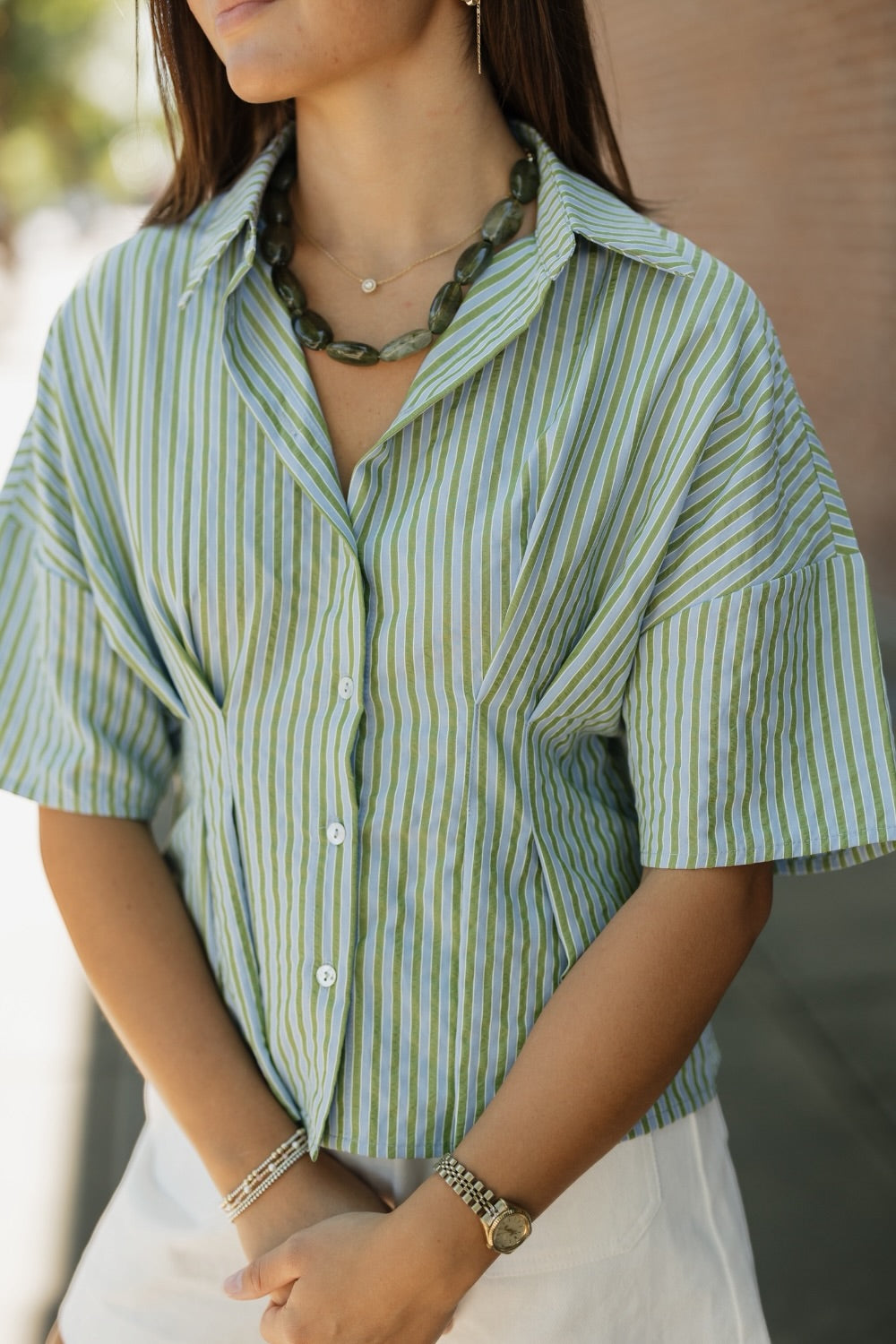 Santorini Moonstripe Blouse