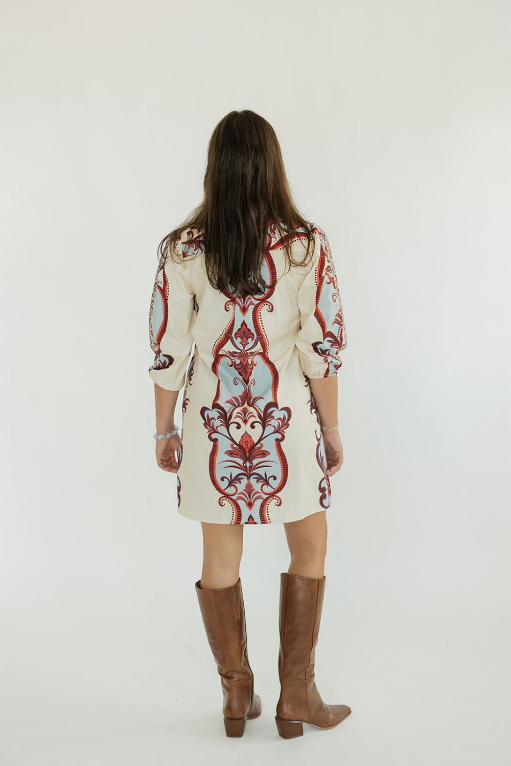 Ava Arabesque Shirt Dress (XS-XL)