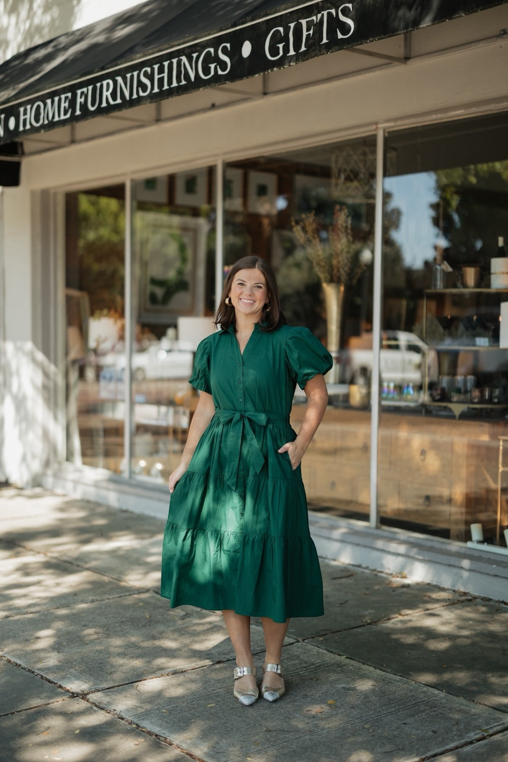 Clara Emerald Maxi Dress (XS-XL)