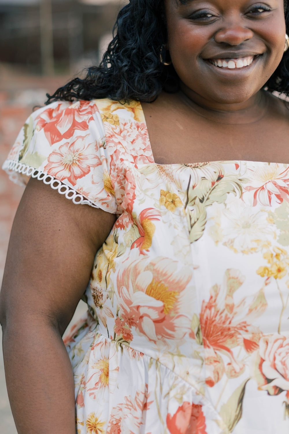 Zury Floral Smoked Mini Dress (XS-3XL)