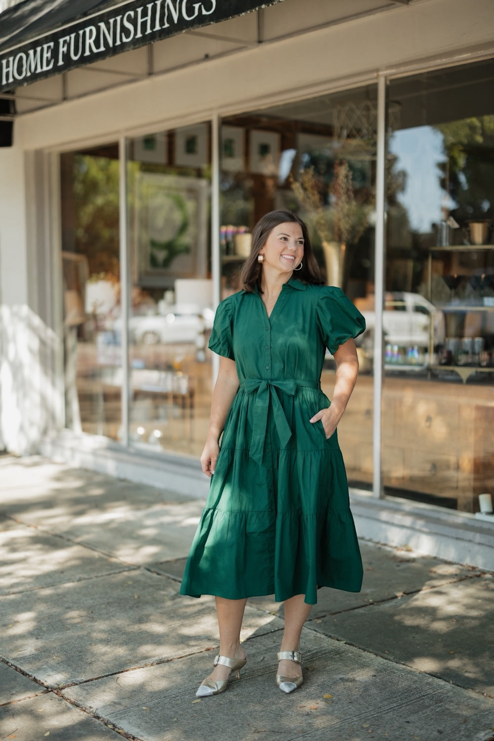 Clara Emerald Maxi Dress (XS-XL)