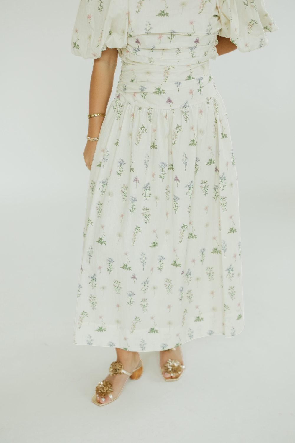 Misty Floral Maxi Skirt