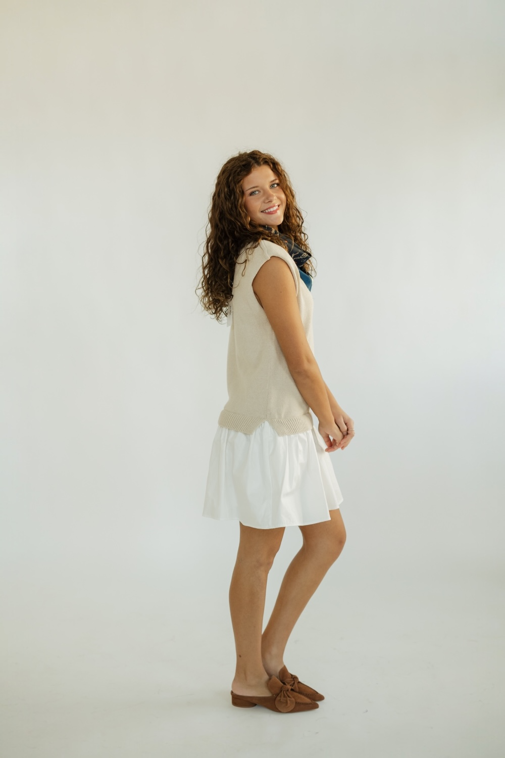 Penelope Drop Waist Mini Dress