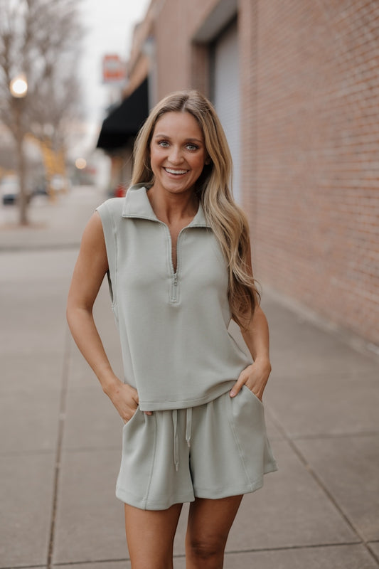 Sage SOFT Sleeveless Top (XS-3XL)