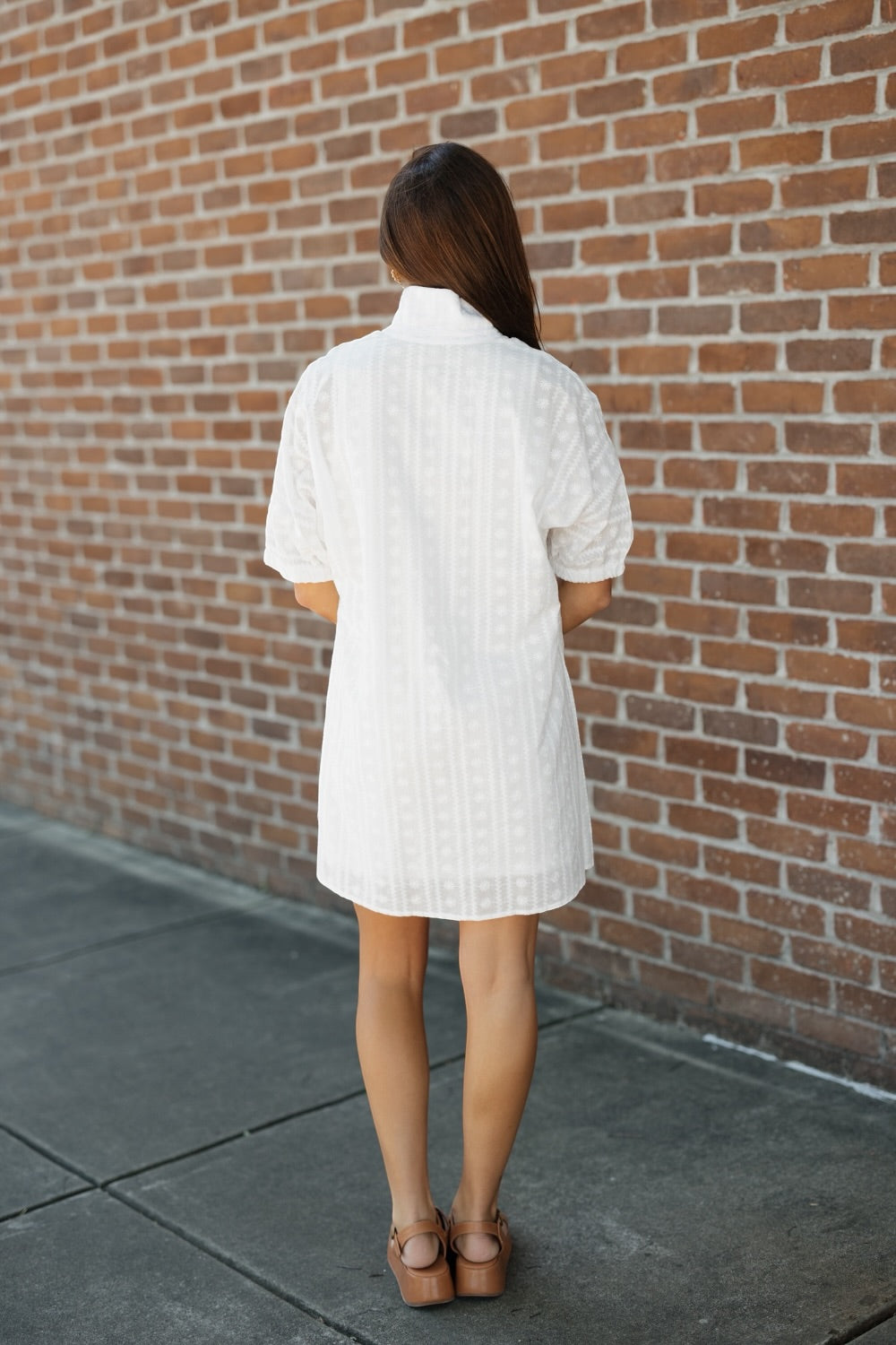 Charlotte Solaria Blanc Collar Drop Dress (S-3XL)