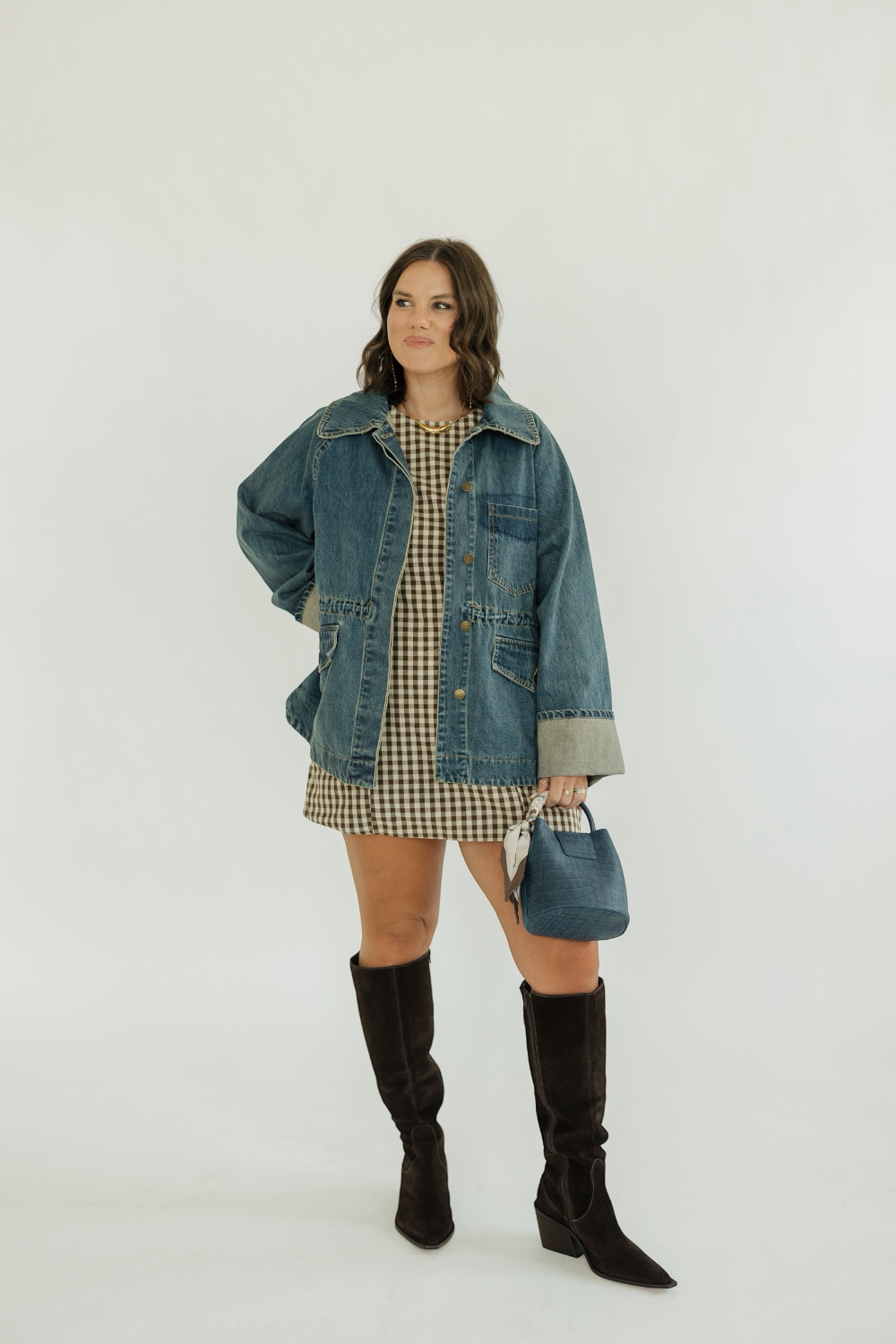 Millie Dark Wash Denim Jacket