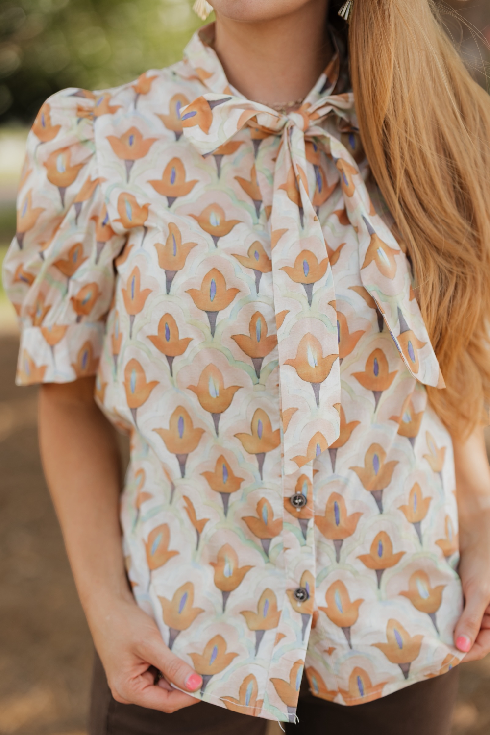 Petal Glow Blouse
