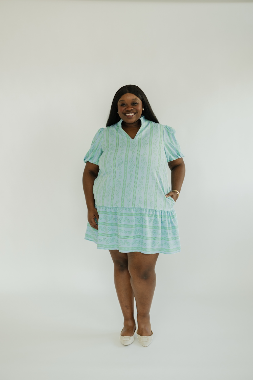 The Nancy Garden Lace Green Dress (XS-2XL)