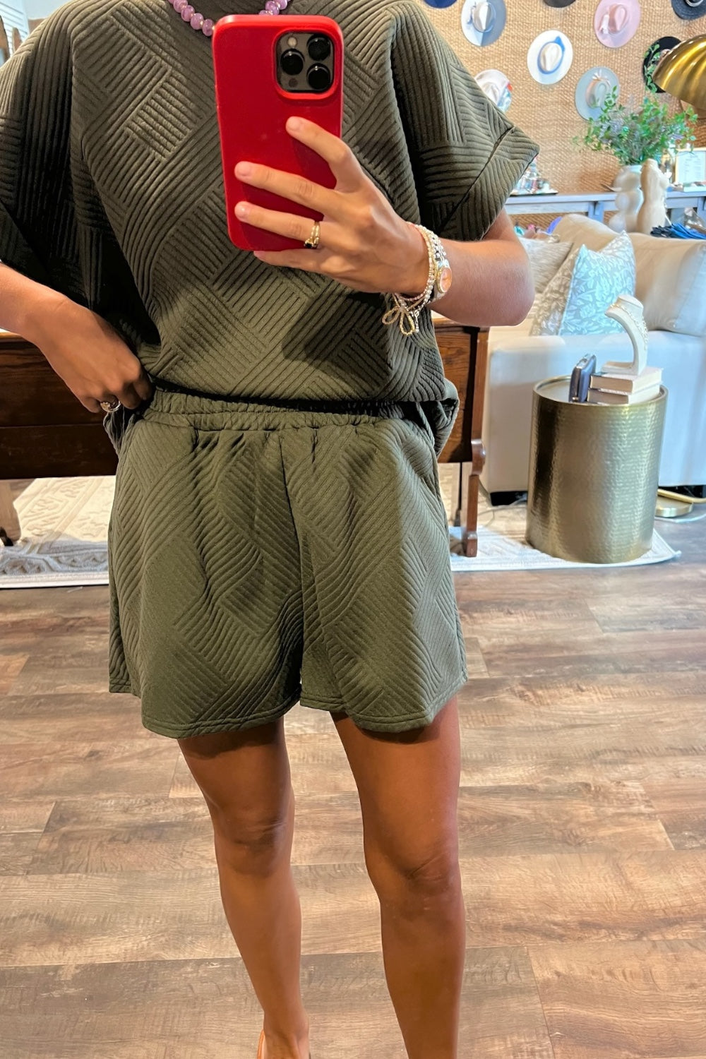 Cindy Comfy Textured Sweat Shorts (S-2XL)