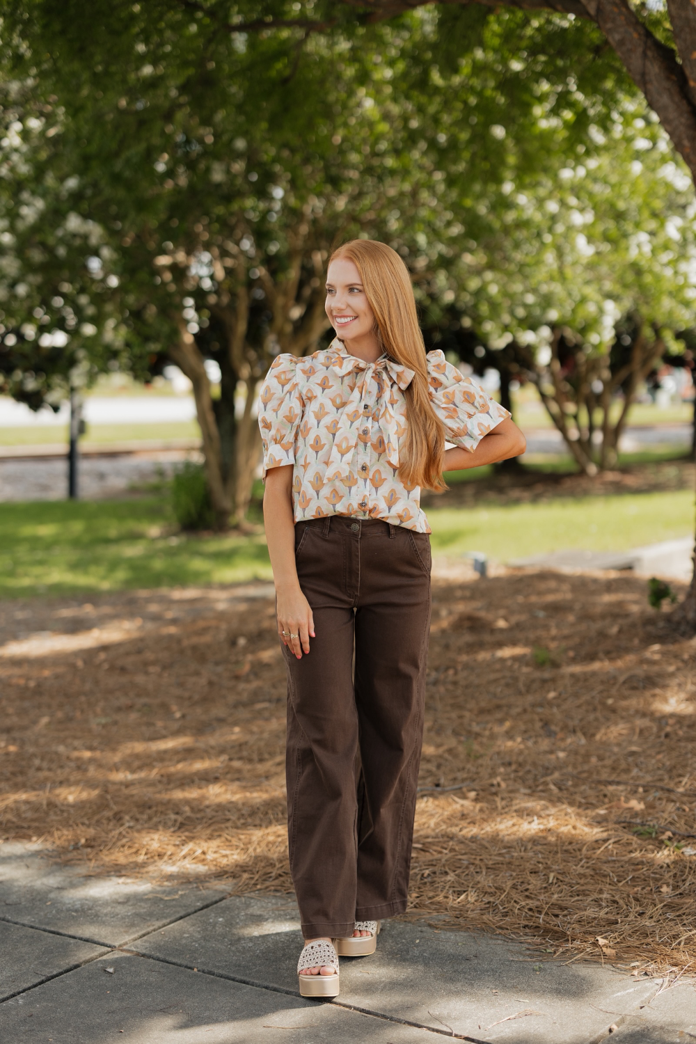 Petal Glow Blouse