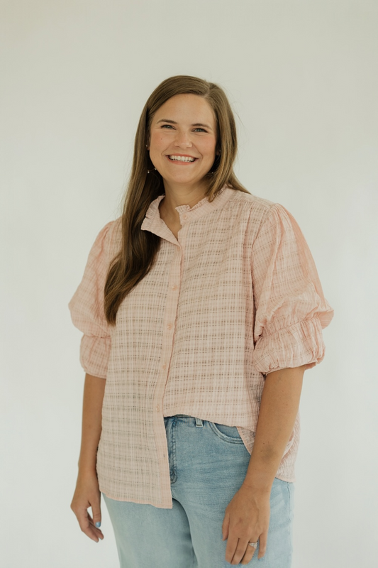 Peony Button Down Blouse