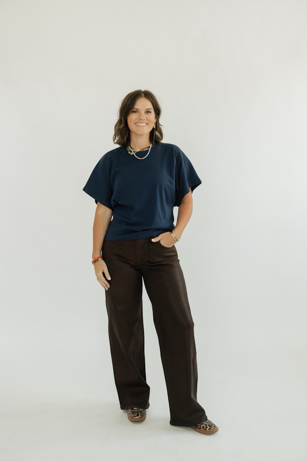 The Elevated Essentials Top in Navy