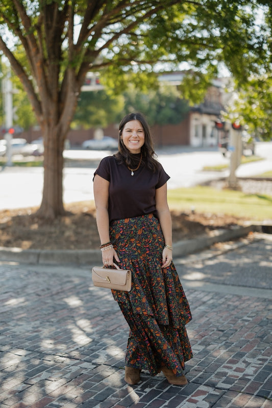Celeste Winter Garden Maxi Skirt