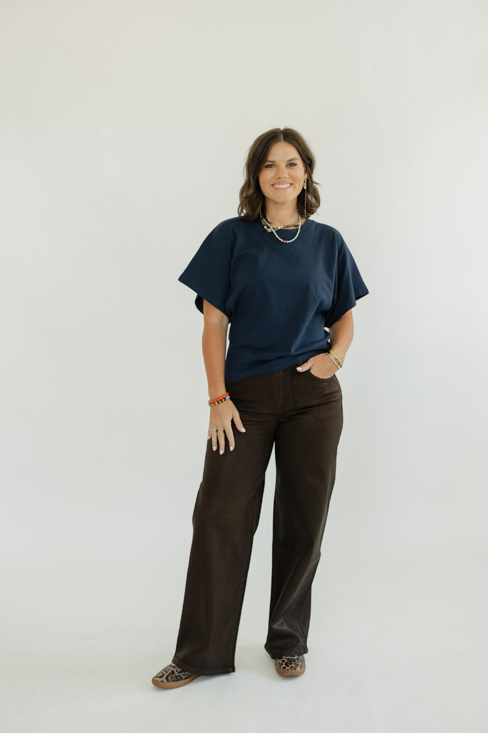The Elevated Essentials Top in Navy