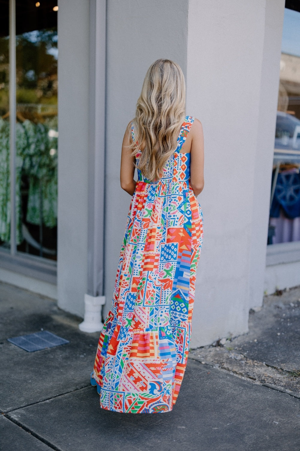 Abba Abstract Print Floral Maxi (XS-3XL)