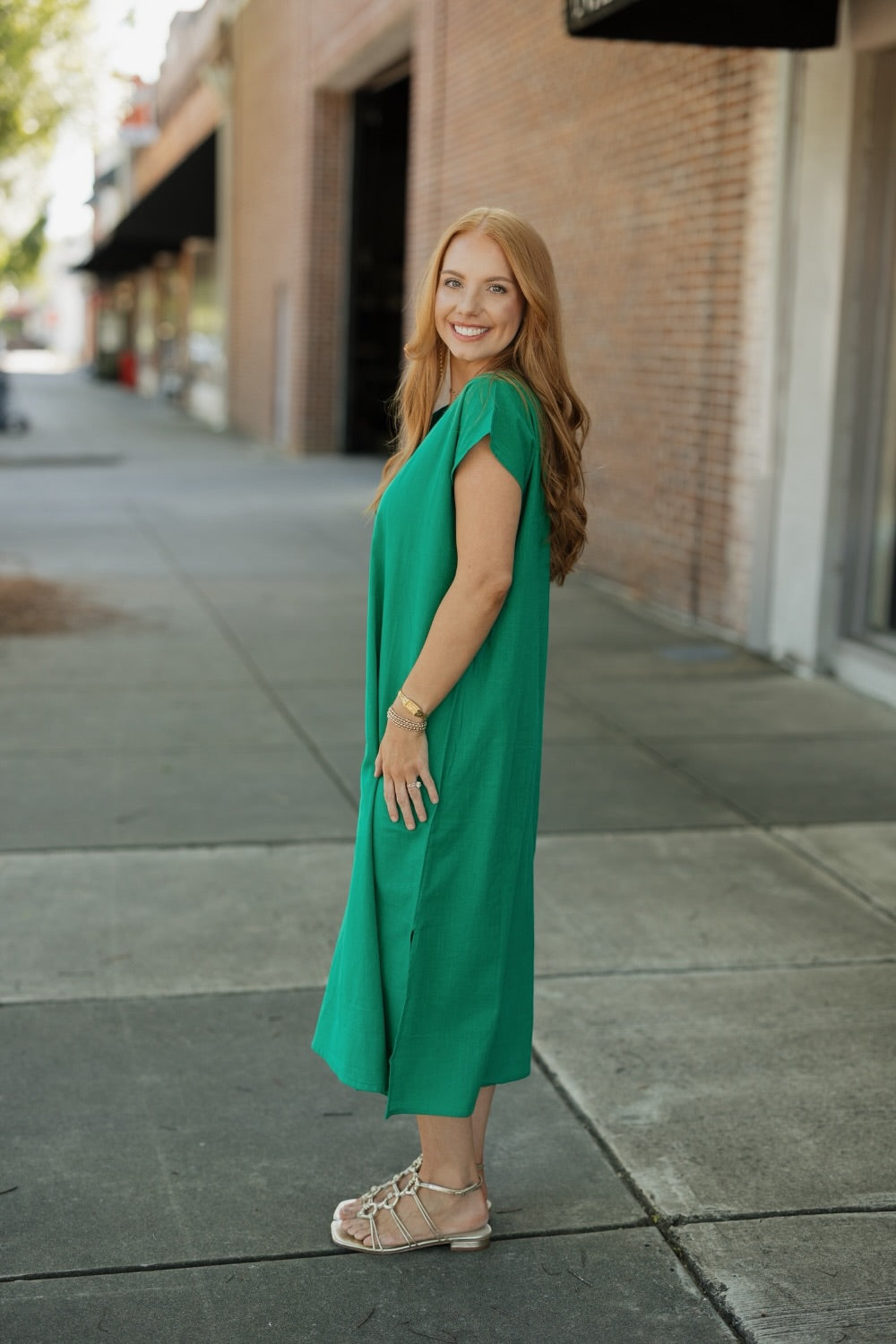 Green/Blue Beach Kaftan