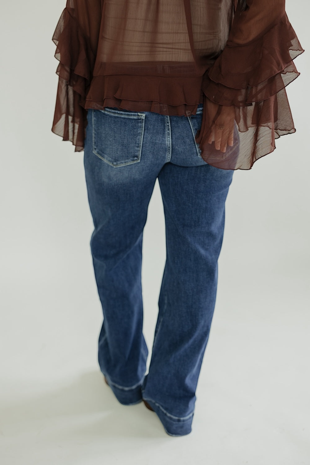 Dominated High Rise Wide Leg Jean (0-22)