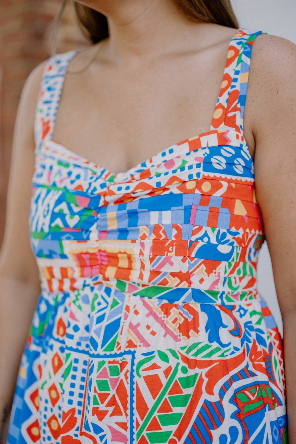 Abba Abstract Print Floral Maxi (XS-3XL)