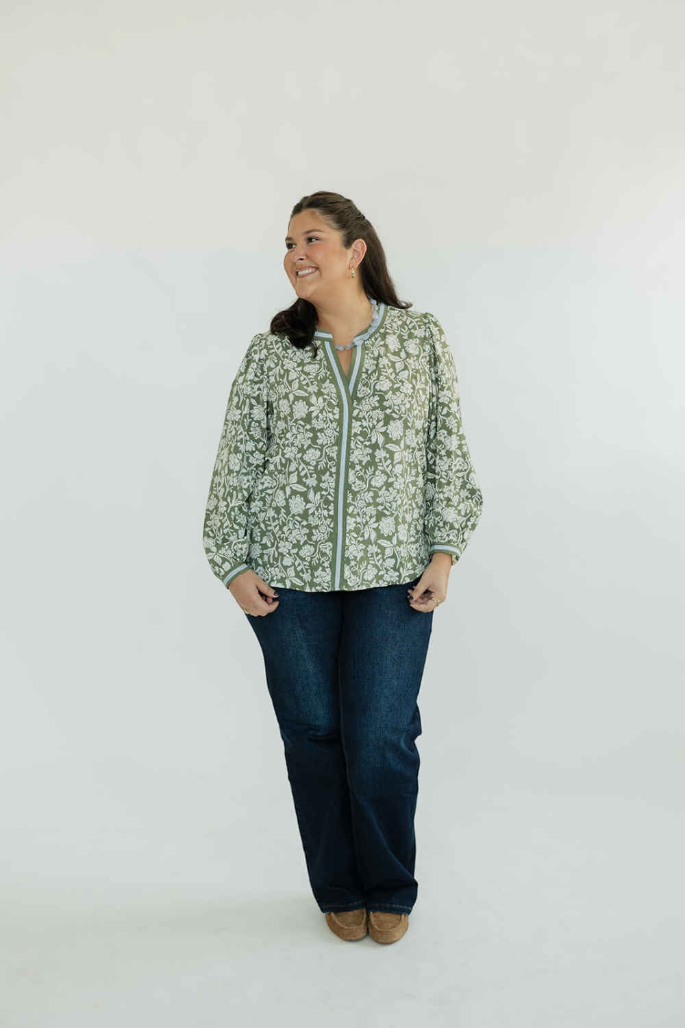 Naomi Painted Trillium Top (XS-2XL)