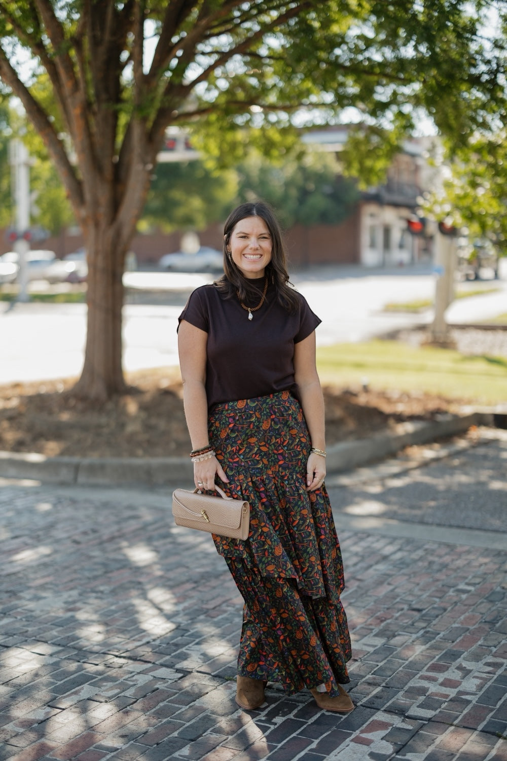Celeste Winter Garden Maxi Skirt