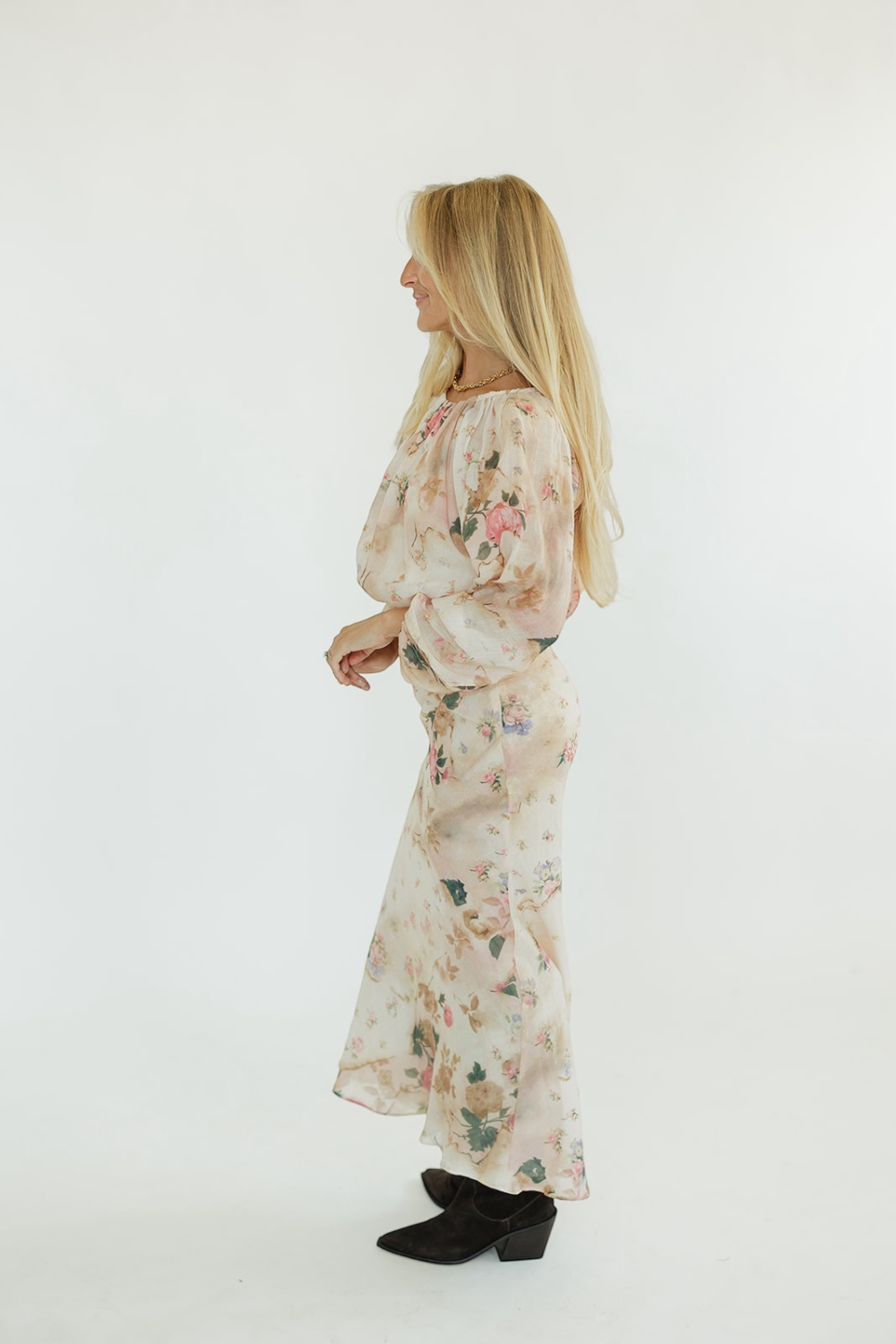 Eisley Floral Printed Long Sleeve Blouse