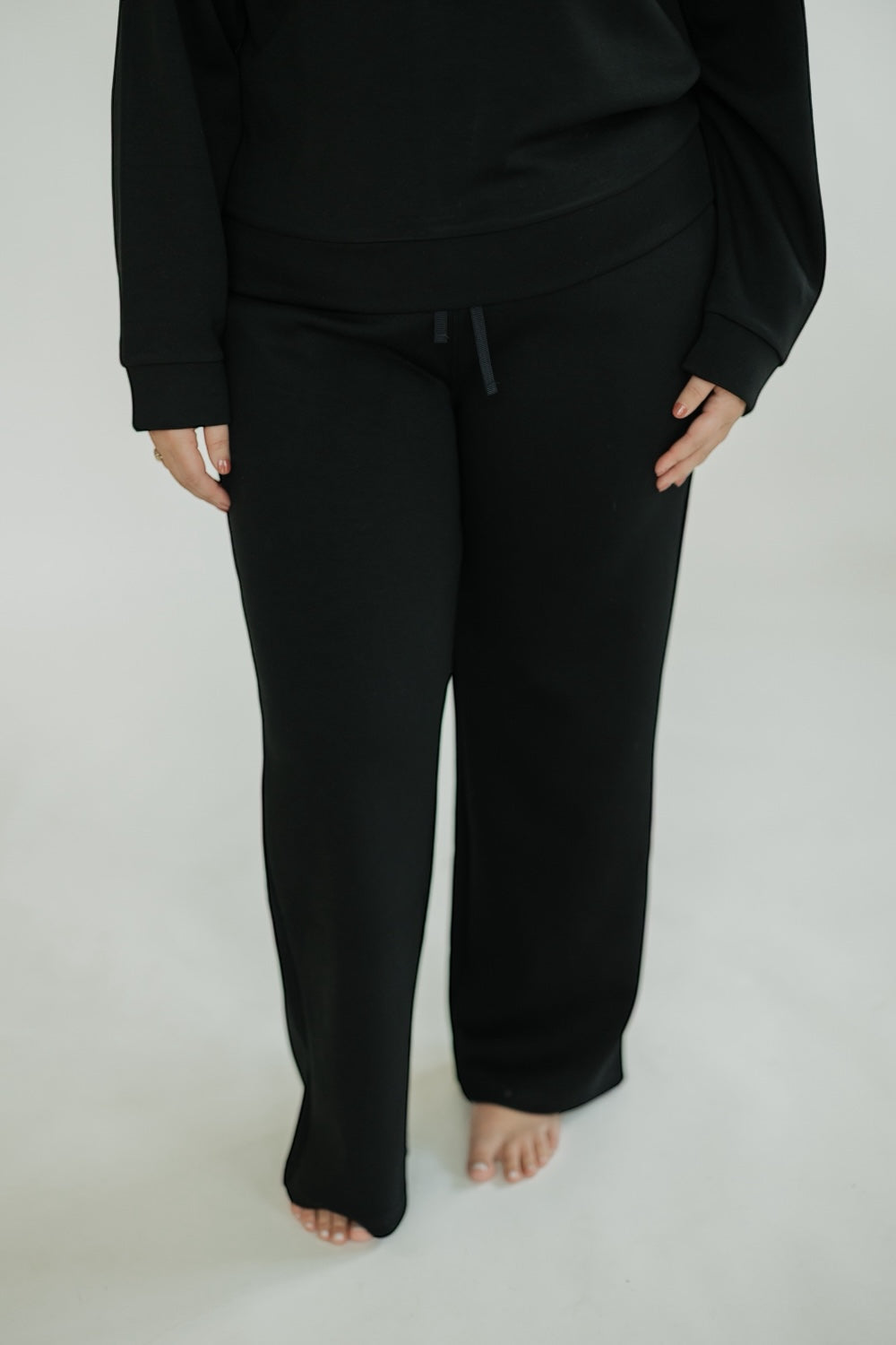 Black Wide Leg SweatPant (XS-XXL)
