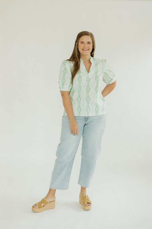 Colette Heirloom Vine Top (XS-2XL)