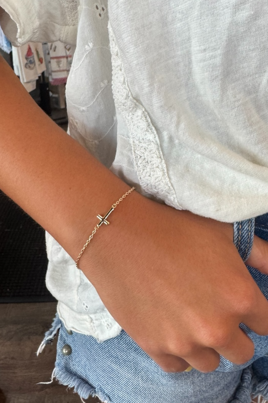 Adeline Cross Bracelet