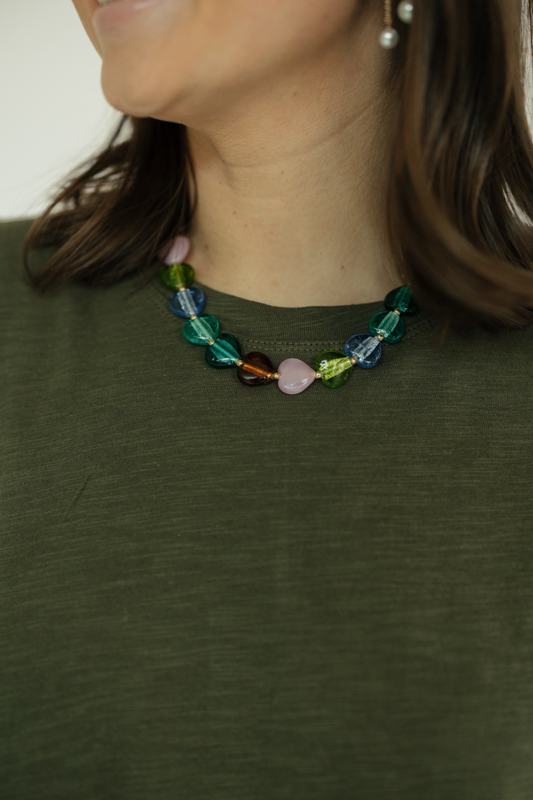 Lampwork Heart Necklace by Noonday Collection