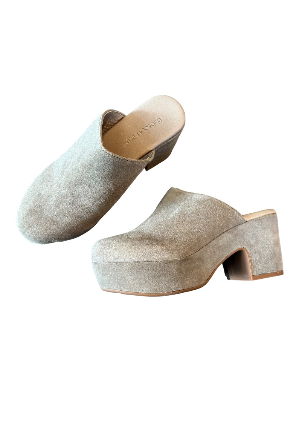 Ginette in Taupe Suede by Chocolat Blu