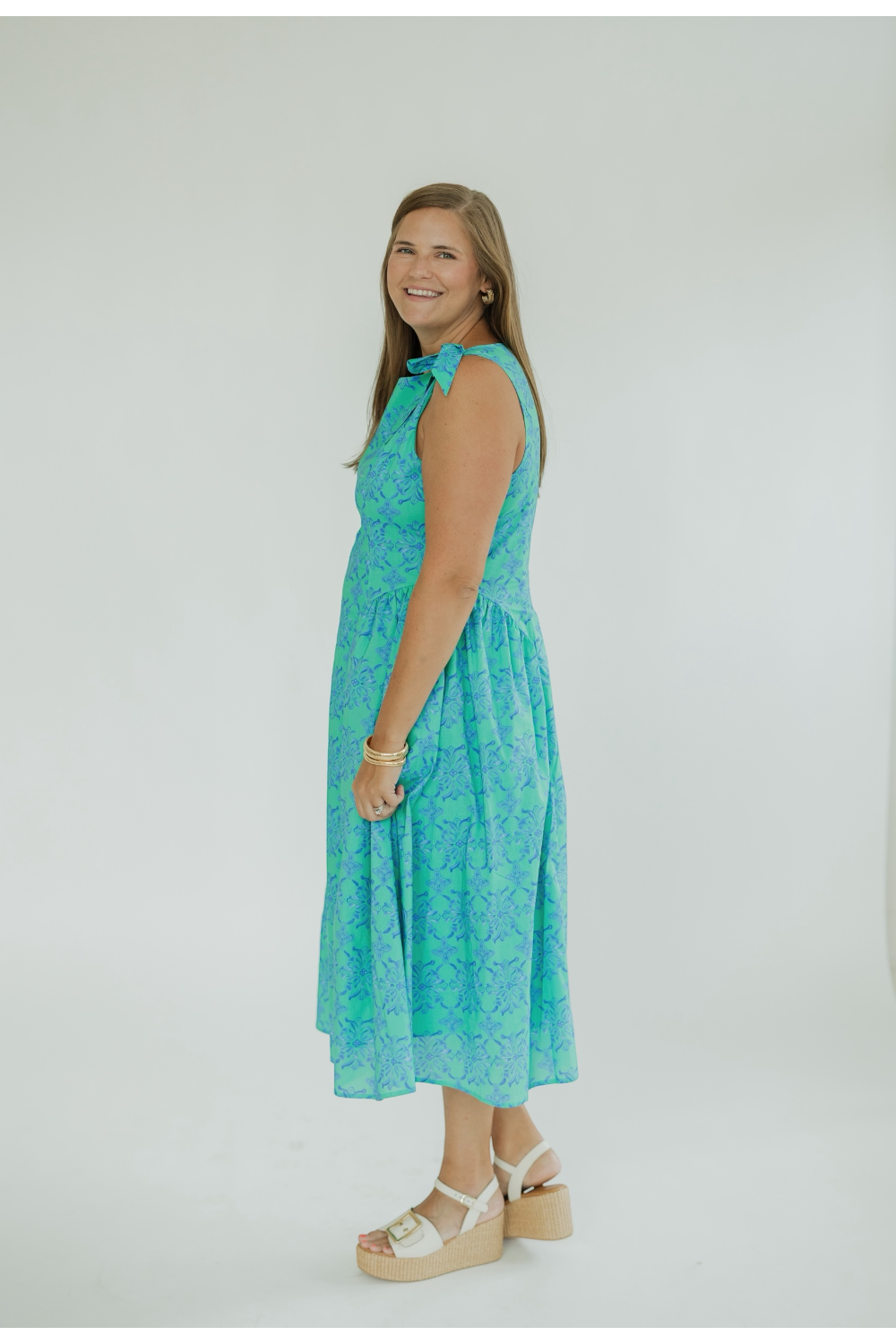 Sadie Bow Tie Shoulder Dress (XS-XL)