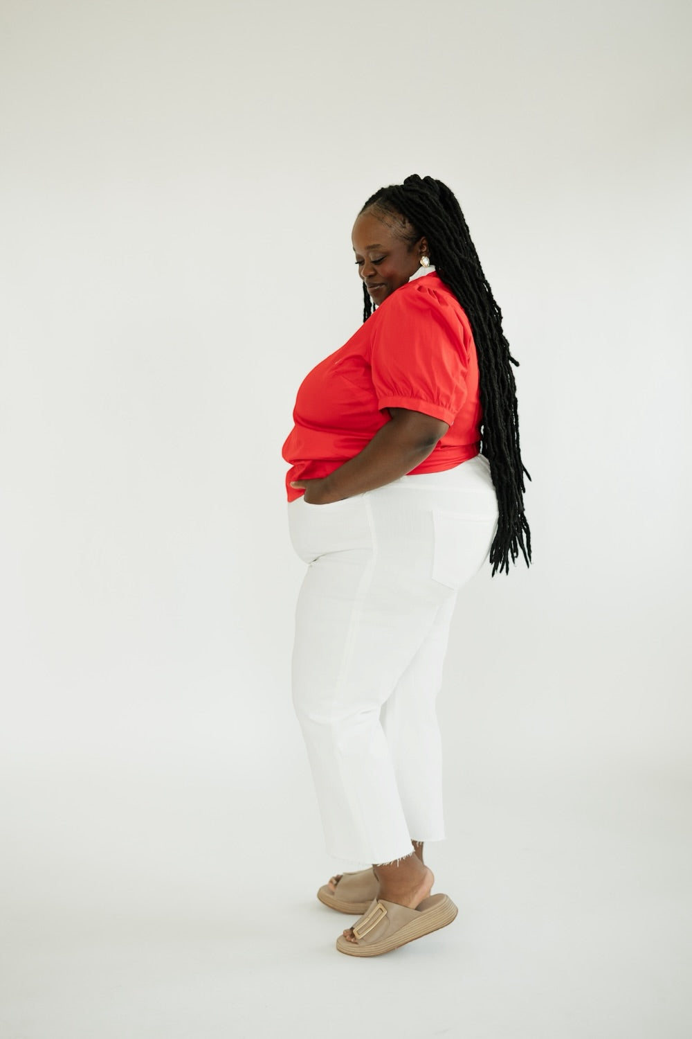 The Tricia Top in Red