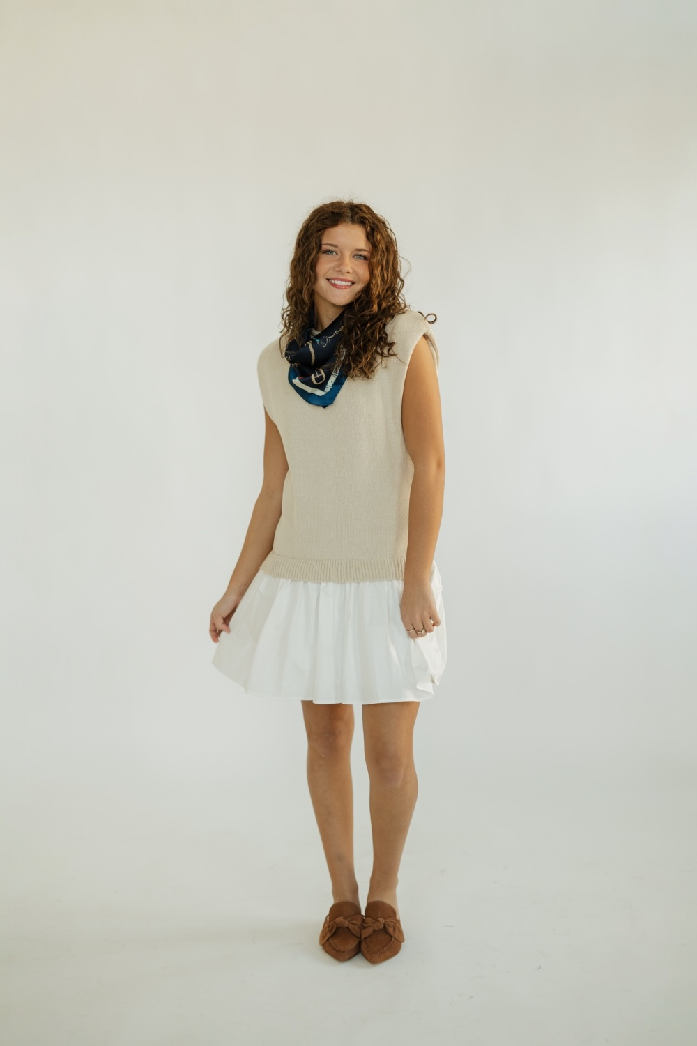 Penelope Drop Waist Mini Dress
